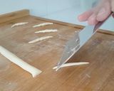 A picture of step 4 of Homemade Trofie Pasta.