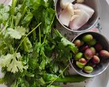 करौंदे हरे धनिए की चटनी रेसिपी चरण 1 फोटो