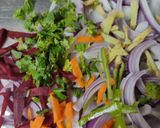 प्याज की सलाद (Pyaz ki salad recipe in hindi) रेसिपी चरण 3 फोटो