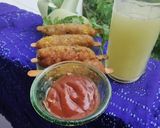 A picture of step 4 of Crispy corn kababs.