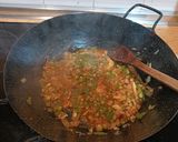 A picture of step 8 of Stuffed Peppers with Ground Beef and Quail Eggs.