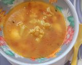 A picture of step 3 of Chhurpi soup.