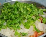 A picture of step 6 of Turnip with chicken.