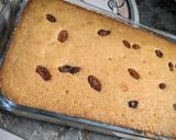 A picture of step 5 of Semolina cake:basbousa.