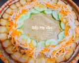 Hình bước làm 5 của món Xôi lá cẩm thịt xá xíu