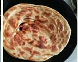 A picture of step 10 of Malabar Parotta / Kerala lachha paratha 😊😊😊.