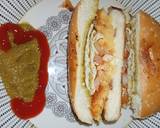 Anday wala burger (street) recipe step 9 photo