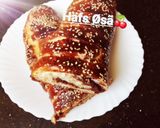 صورة لخطوة 4 من وصفة بريوش محشي بالشوكولا☕🥖