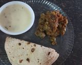 A picture of step 3 of Goonda and green methi seed ki sabji.