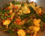 A picture of step 6 of Winter Vegetable Stir fry / Bhaaji.