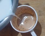 A picture of step 2 of One cup cappuccino.