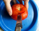 Foto del paso 5 de la receta: Tomate relleno light (sin arroz) Comida rápida y sana