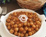 A picture of step 9 of Chole Bedmi Puri.