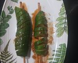 A picture of step 3 of Korean Style cucumber.