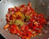 A picture of step 5 of Tofu bhurji.