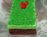 Foto langkah ke 9 dari resep Brownies Kukus choco pandan.