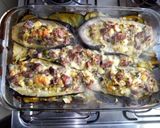 Foto del paso 5 de la receta: Berenjenas en colchón de arroz y zapallitos