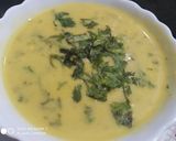 A picture of step 6 of UP style Dahi wali Arbi Spicy Arbi in yogurt curry.