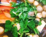 Hình bước làm 5 của món Canh Chua Rong Biển