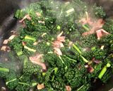 A picture of step 3 of Smoked haddock, kale and butterbean baked eggs.