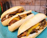 Φωτογραφία βήματος 10 της συνταγής Vegetarian cheesesteak με μανιτάρια