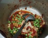A picture of step 4 of Corn & Peas Pulav.