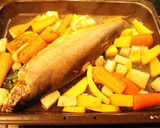 Foto del paso 12 de la receta: Röding (trucha salmonada),con hortalizas tostadas y cus-cús