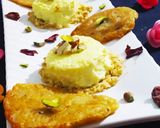 A picture of step 4 of Firni cake Malpua.