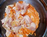 A picture of step 2 of Butter Chicken Biryani.