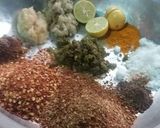A picture of step 1 of Balochi Lagan Gosht💙💙💙💙.