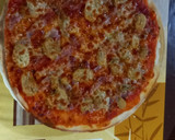 Foto del paso 10 de la receta: Pizza de atún, bacon y champiñones, Sin Gluten