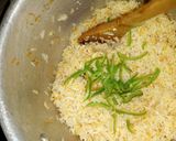 A picture of step 6 of Nigerian carrot fried rice with minced meat soup.