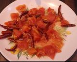 A picture of step 2 of Momo chutney.
