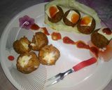 A picture of step 8 of Leftover macro cheese balls.