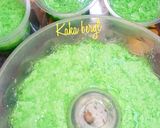 Foto langkah ke 2 dari resep Puding lumut lapis susu oreo 🍮🍼🍪.