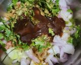 A picture of step 3 of Chole Chaat.
