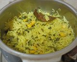 A picture of step 5 of Methi Corn Pulao In A Pressure Cooker.