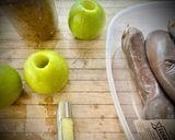 Foto del paso 1 de la receta: Empanada de morcilla de León y manzana