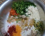 A picture of step 1 of Palak (Spinach)Thepla.