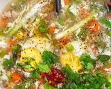 Hình bước làm 5 của món Soup Thịt Băm Trứng Gà