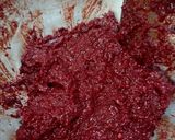 A picture of step 3 of Beetroot Ladoo.