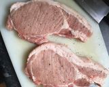 A picture of step 2 of Ginger Pork.