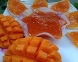 A picture of step 3 of Mango jam.