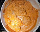 A picture of step 5 of Spicy Kare-Kare.