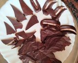 A picture of step 8 of #CookpadTurns6#Eggless Chocolate and dry fruit Cake.