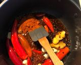 A picture of step 2 of Spicy Mala Hot Pot Broth - Keto Friendly.