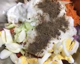A picture of step 5 of Crunchy Chicken Salad.