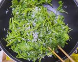吻仔魚炒莧菜的食譜步驟3照片