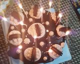 Hình bước làm 7 của món Oreo cake ♡ trang trí bánh sinh nhật bằng bánh oreo