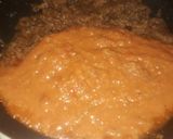 A picture of step 7 of Raw banana peanut kofta curry.